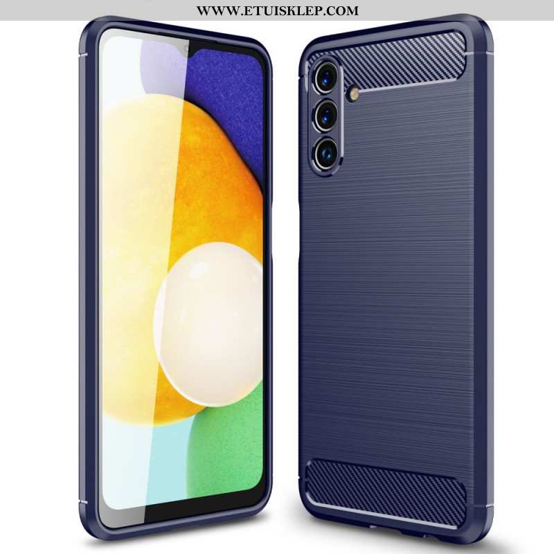 Etui do Samsung Galaxy A13 5G / A04s Szczotkowane Włókno Węglowe